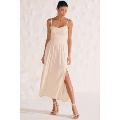 VESTIDO LINZZI LONGO FLUIDO
