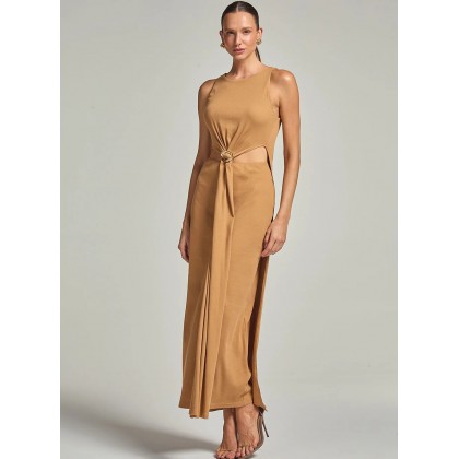 Vestido Canelado Fashion Sommer