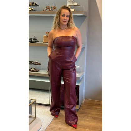 Macacão Wide Leg Tomara que Caia Sommer